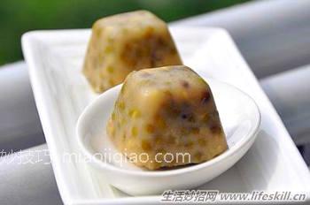 自制夏日消暑食品——绿豆冰 