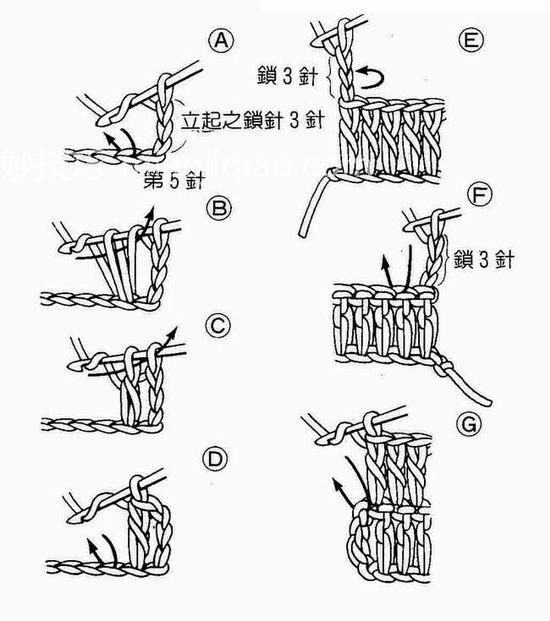 勾针基础教学(二)