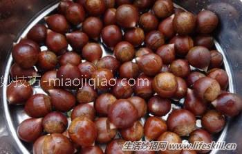 绵软香甜的糖烤板栗自己做