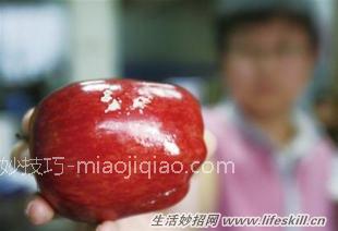 蛇果表面的蜡怎么清洗掉?