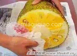 菠萝蜜汁液怎么清洗？ 