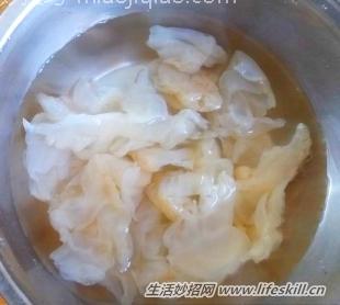 海蜇头泡发小诀窍 