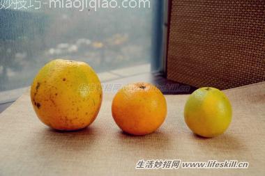 肚脐柑的两种简便切法