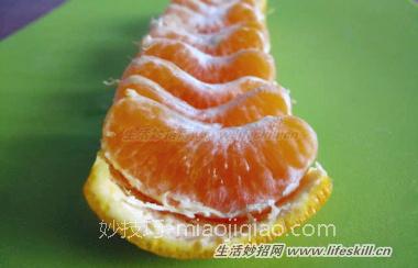 肚脐柑的两种简便切法