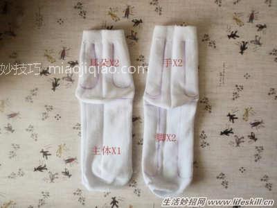 旧袜子莫丢自己动手做逃亡兔